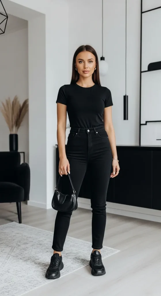 All Black Simple