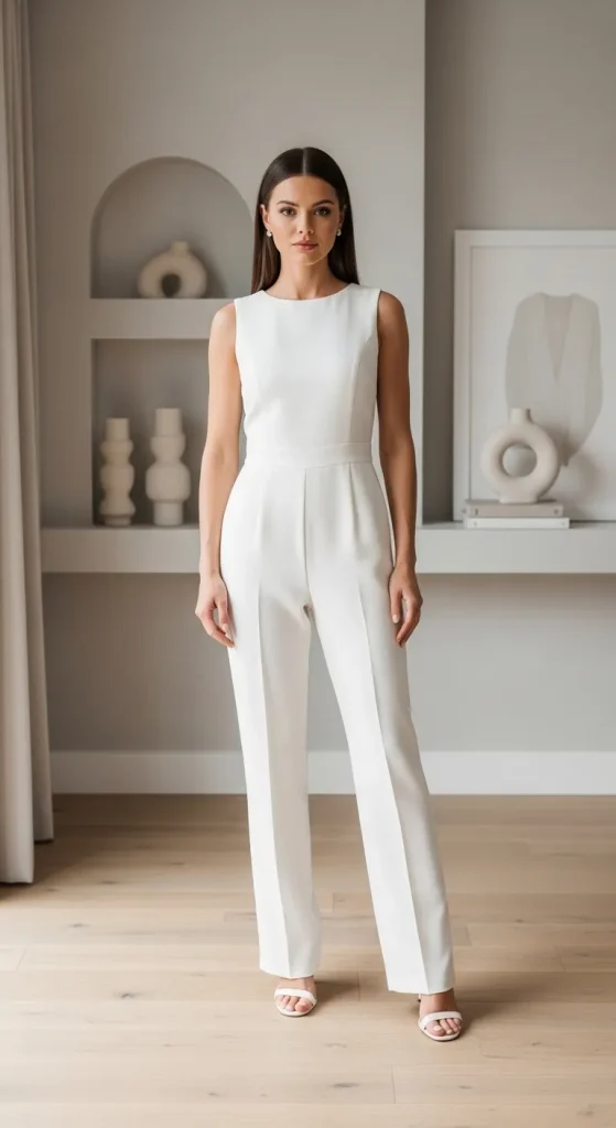 All-White Jumpsuit