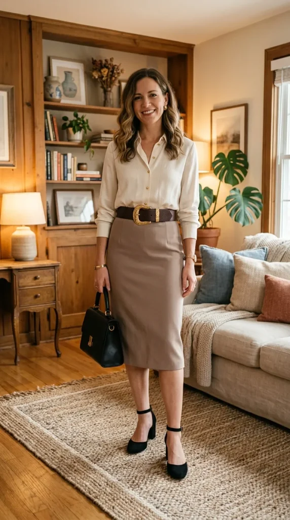 Belted Waist Detail