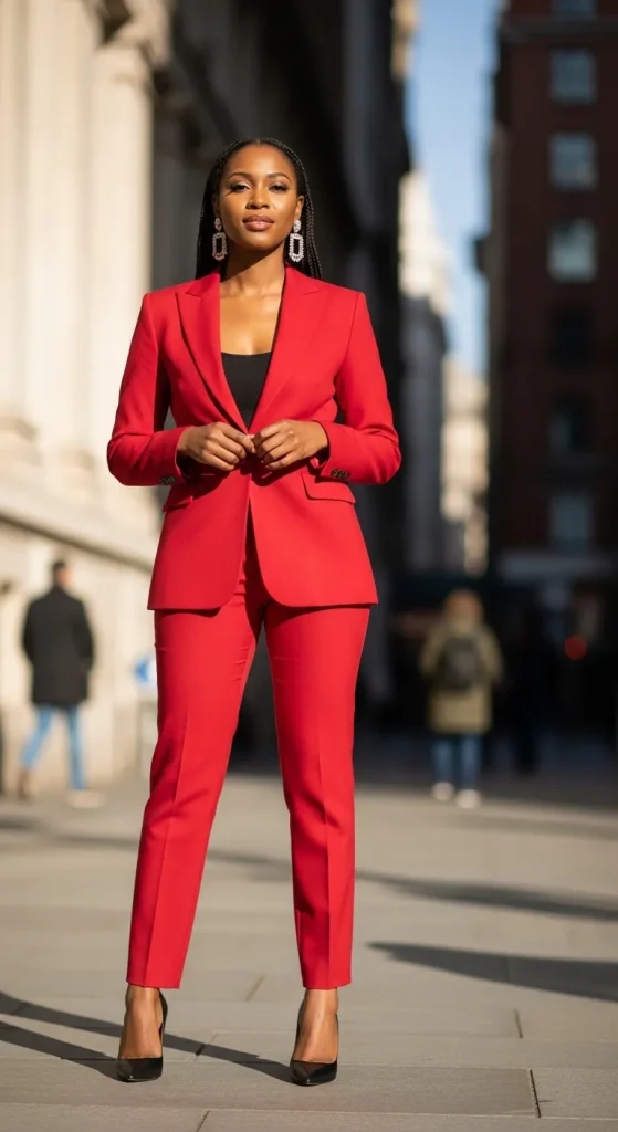 Bright Colored Suit Set