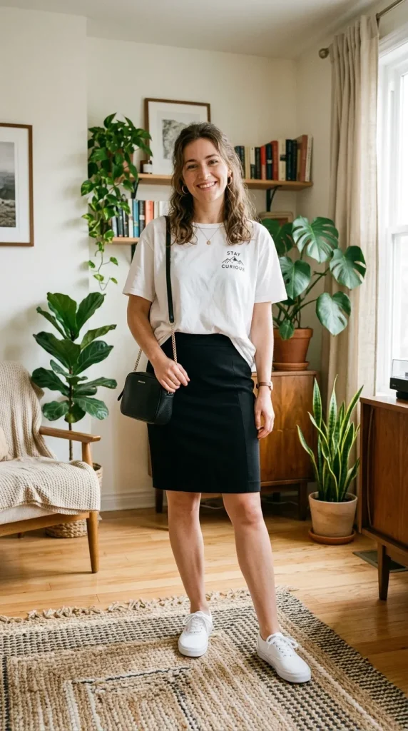 Casual Graphic Tee Style
