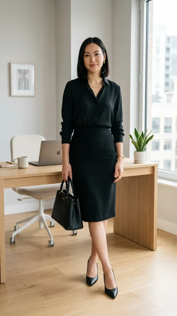 Monochrome Office Look