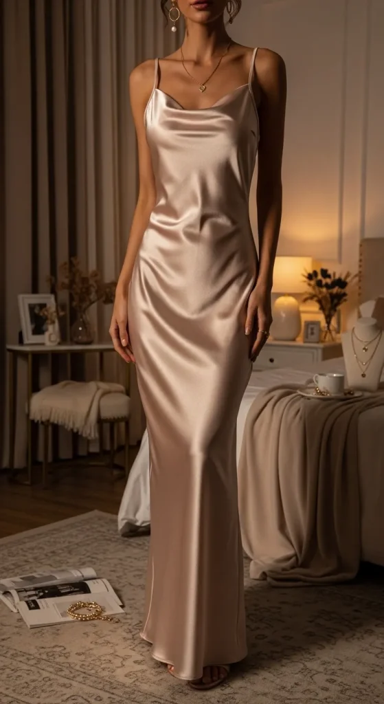 Satin Slip Dress