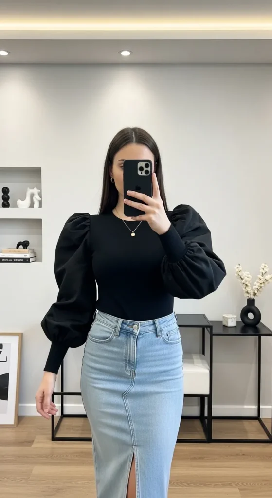 Statement Sleeve Top