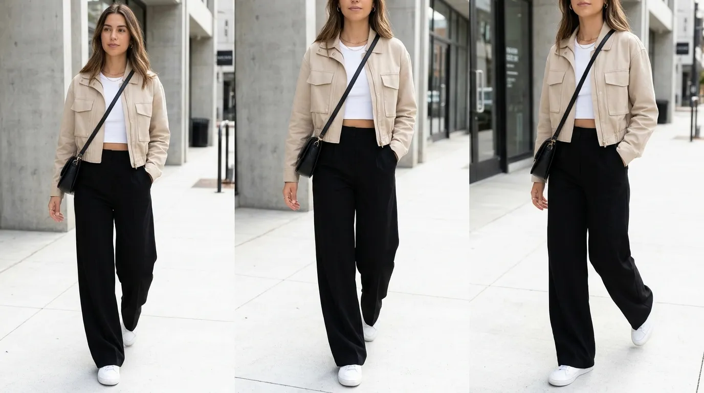 Layered Crop Jacket