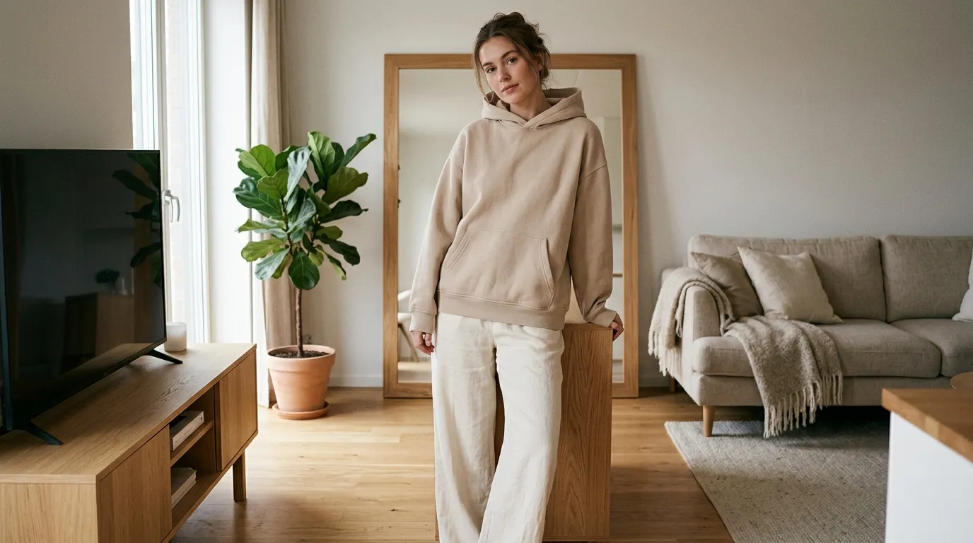 Neutral Hoodie Ease
